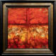 Ancient Pathway - Black-Gold Framed