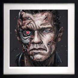 Arnie - Artist Proof Black Framed