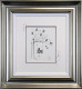 Besties - Original Sketch - Silver Framed