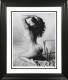 Bettie Page II (Black & White) - Black Framed