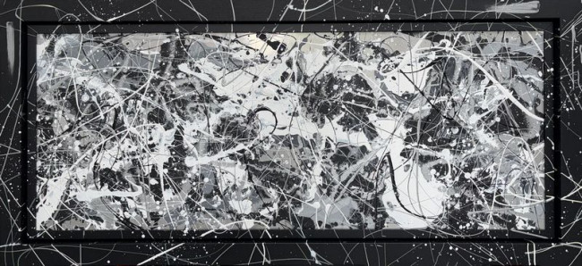 Chromatic Supernova - Original On Aluminium - Framed