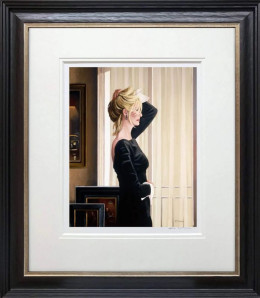 Black On Blonde - Black Framed