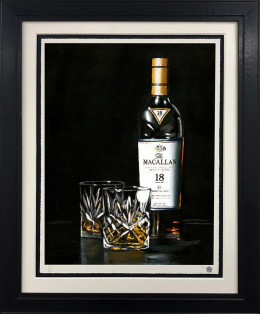 Blame It On The Whisky - Artist Proof Black Framed