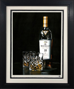 Blame It On The Whisky - Black Framed