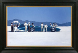 Bluebird At Bonneville - Premium Edition - Black Framed