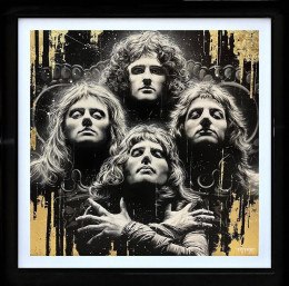 Bohemian Rhapsody - Original Commission - Black Framed