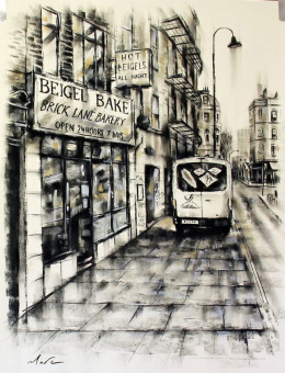 Brick Lane Beigel Bake - Original - Black Framed