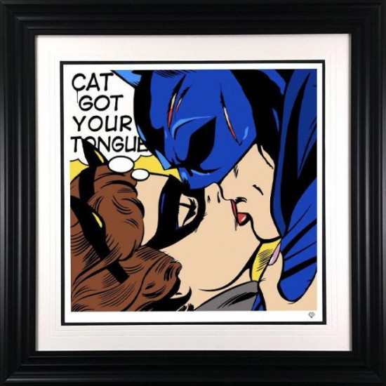Cat Got Your Tongue - Artist Proof - Black Framed