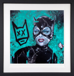 Cat Woman - Artist Proof Black Framed