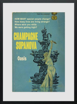 Champagne Supernova - Limited Edition - Black Framed