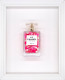 Chanel No.5 Capsules – (Hot Pink) On White - White Framed