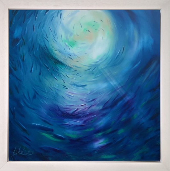 Circle Of Life - White Framed