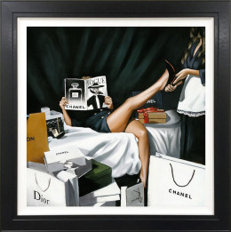 Classy And Fabulous - Canvas - Artist Proof Black Framed