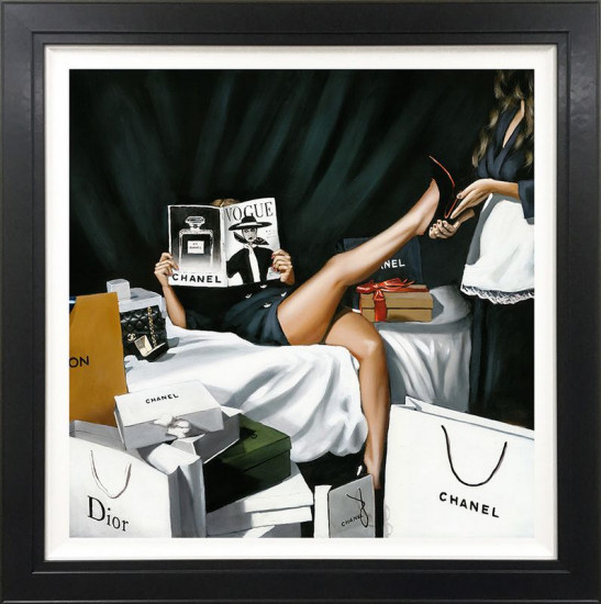 Classy And Fabulous - Original - Black Framed