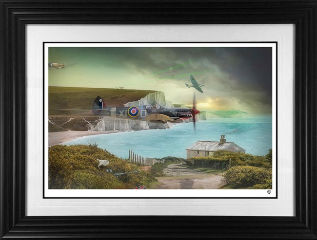 Clifftop Scramble - Artist Proof Black Framed