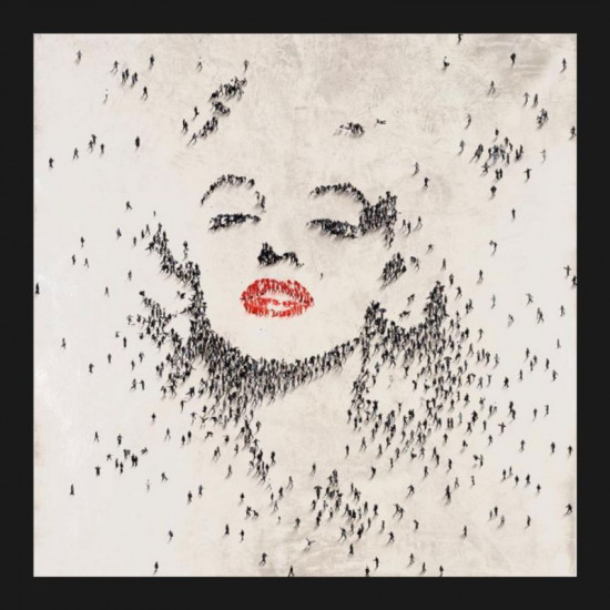 Coy - (Marilyn Monroe) - Black Framed