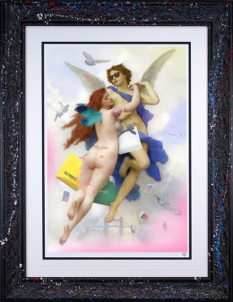Cupid And Psyche 2023 - Artist Proof - Black Framed