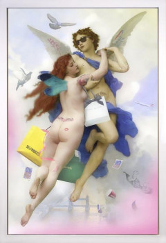 Cupid And Psyche 2023 - Original - Framed