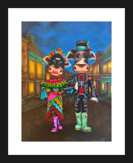 Day Of The Dead - Black Framed