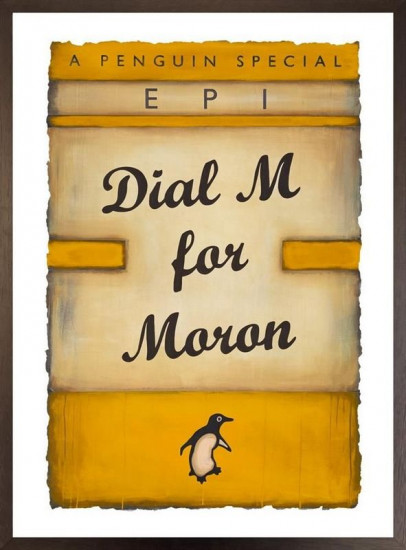 Dial M (Yellow) - Framed