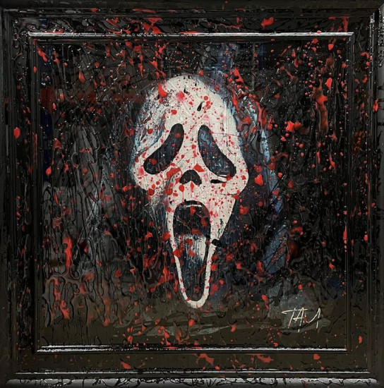 Do You Like Scary Movies - Deep Cast Liquid Resin - Framed