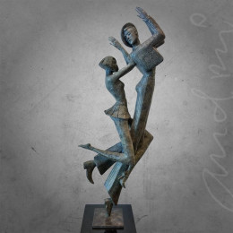 Echo Of The Boleo Atras - Sculpture - Bronze