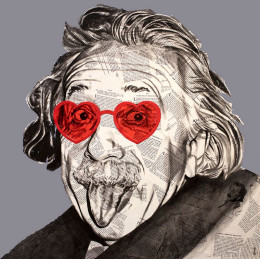 Einstein = MC Squared - Mounted