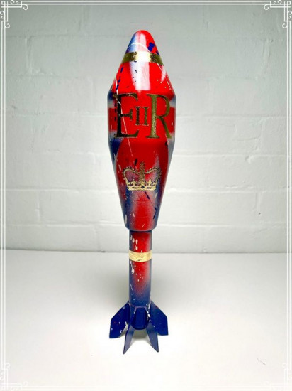 Elizabeth II Reign-Bomb (Aluminium Sculpture)