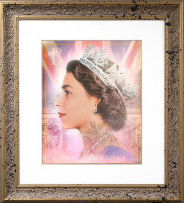 Elizabeth Royal - Lenticular - Gold Edition - Framed