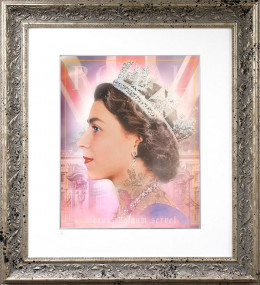 Elizabeth Royal - Lenticular - Silver Edition - Framed