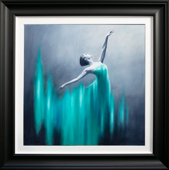 Emerald Dancer - Black Framed