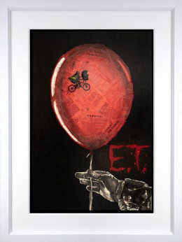 E.T. - White Framed