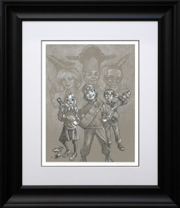 F-A-B - Sketch - Black Framed