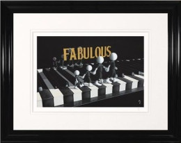Fabulous - On Paper - Black Framed