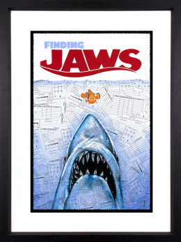 Finding Jaws - Black Framed