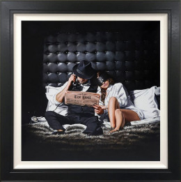 For Love Or Money - Canvas - Black Framed