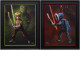 Force It & Go Dark - Large Canvas (Pair) - Framed