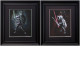 Force It & Go Dark - Sketch (Pair) - Framed