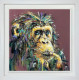 George - Limited Edition - White Framed