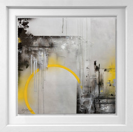 Giallo Auge - Artist Proof White Framed