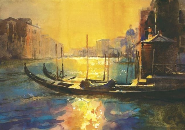 Gondolas Mid Afternoon - Print Gondolas Mid Afternoon - Print