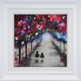 Hand In Hand - Artist Proof White Framed