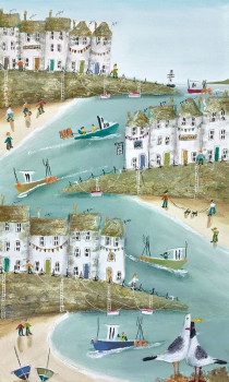 Harbour Holidays II - Box Canvas