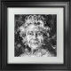 Her Majesty (The Queen) - Miniature - Black Framed