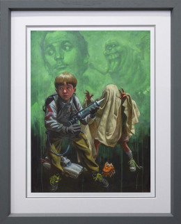 I Aint Afraid of No Ghost - Paper - Grey Framed