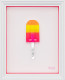 Ice Ice Baby (Pink Border) - Original - Framed