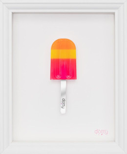 Ice Ice Baby (White Border) - Original - Framed