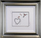 I'm Here - Original Sketch - Silver Framed