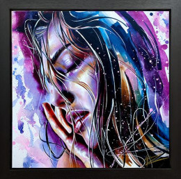 In Dreams - Original - Black Framed - Framed Box Canvas