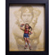 It's A Wonderful Life (Wonder Woman) - 3D Sculpture Art - Framed